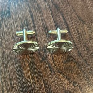 Elegant Gold Plated Cufflinks